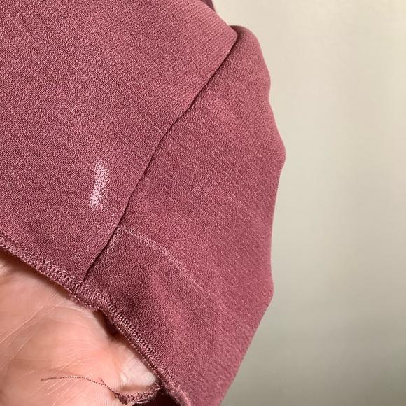 Wilfred Aritzia Tie Cold Shoulder Semi-Sheer Blouse - Picture 7 of 7